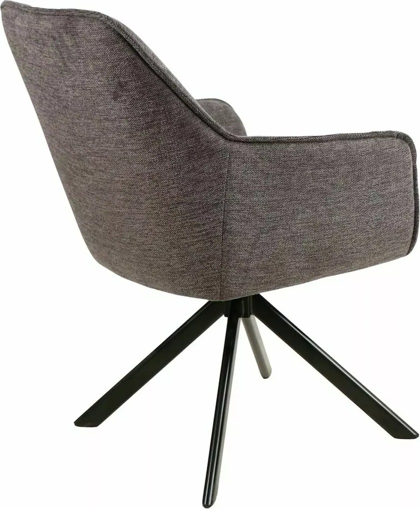 SI Stolička Notti Brego tmavo šedá