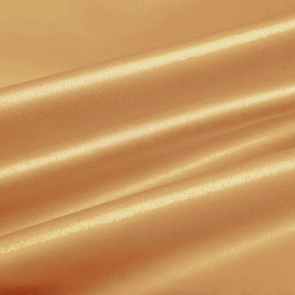 Biante Saténový obdĺžnikový obrus polyesterový Satén LUX-063 Svetlo zlatý 140x160 cm