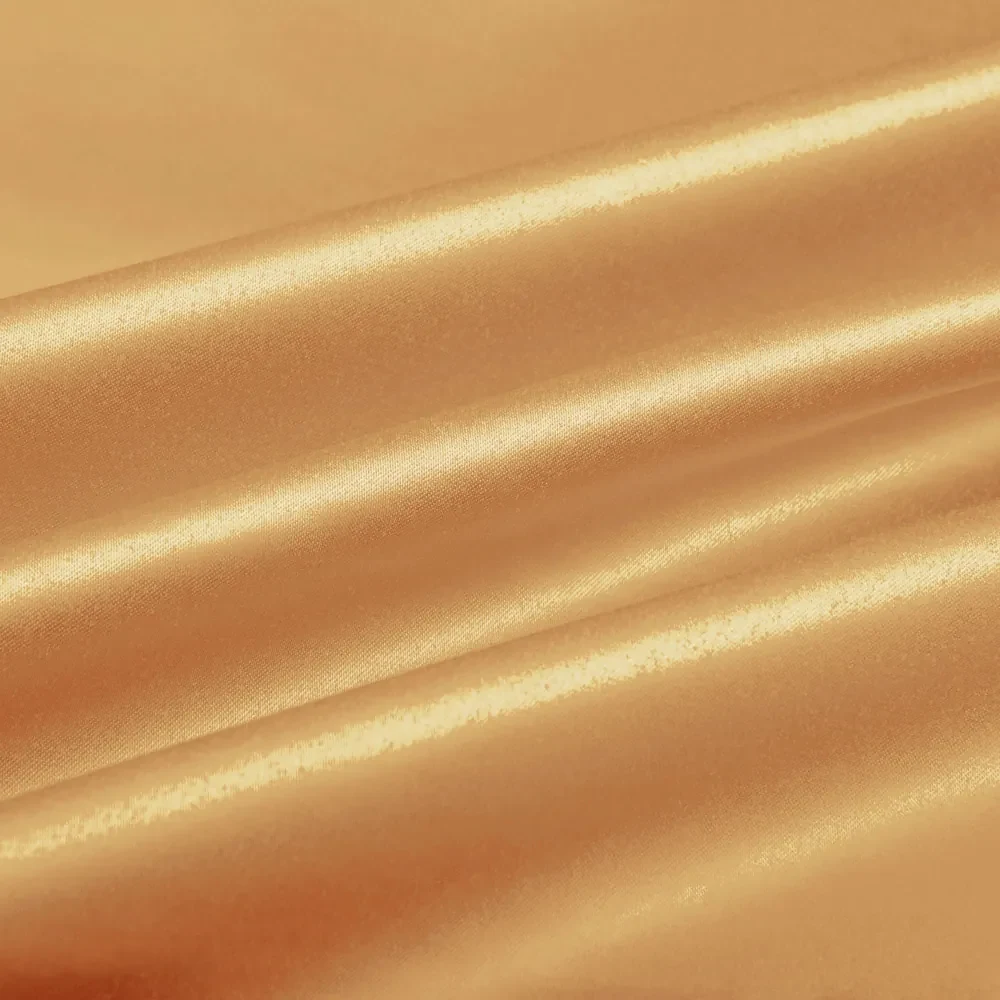 Biante Saténový obdĺžnikový obrus polyesterový Satén LUX-L063 Svetlo zlatý 120x200 cm