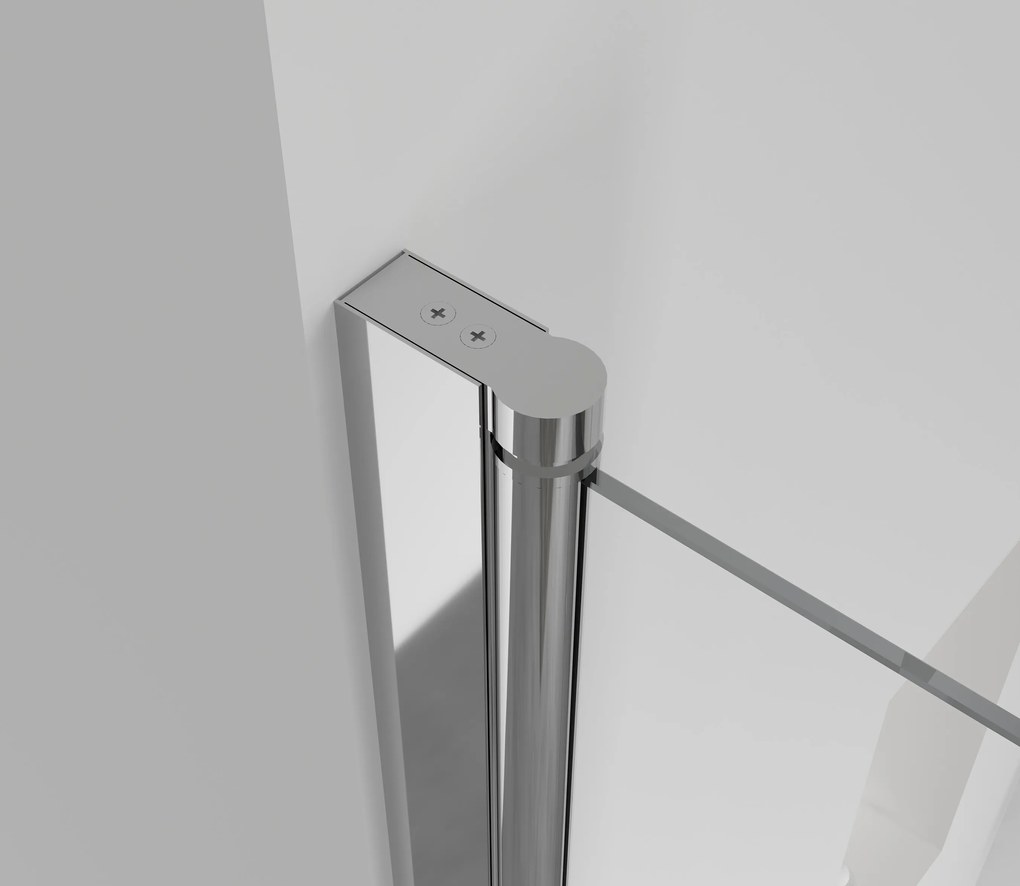 Cerano Antelo, 1-krídlový sprchovací kút 100(dvere) x 30(stena) x 190 cm, 6mm číre sklo, chrómový profil, CER-CER-477368