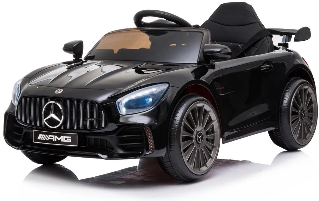 Detské elektrické autíčko na diaľkové ovládanie BestBerg BBCC-50B - Mercedes-Benz AMG GT R / od 3 rokov / nosnosť 25 kg / čierna
