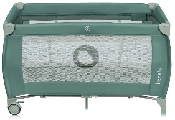 Lionelo - Cestovná postieľka STEFI PLUS Olivovo zelená