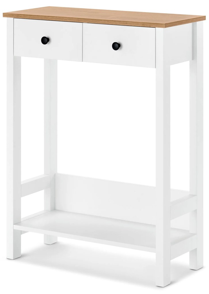 Konzolový stolík s 2 zásuvkami