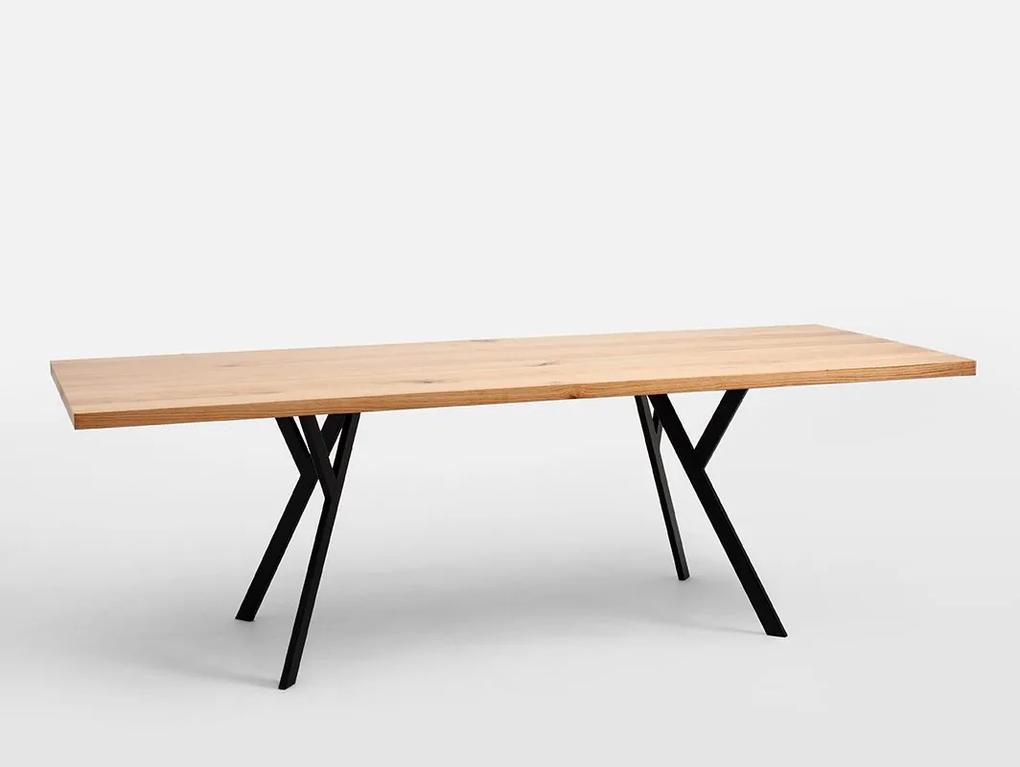 Jedálenský stôl ZX WOOD - 160x80cm,RAL9003-Biela