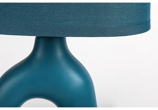 Rabalux 74072 - Stolná lampa SYLIRA 1xE14/40W/230V modrá