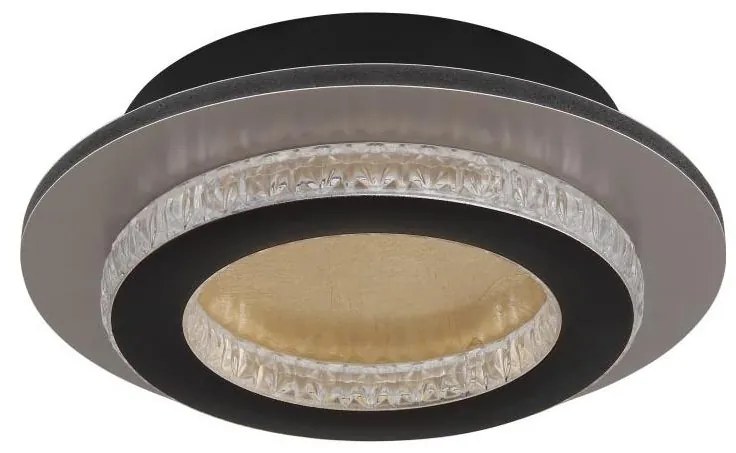 Globo 48042-12G - LED stropné svietidlo JAYDEN LED/12W/230V, priemer 20 cm, čierne