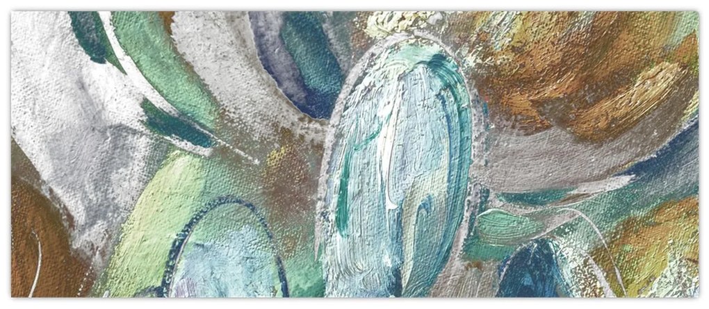 Obraz - Abstraktné maľba postavy (120x50 cm)