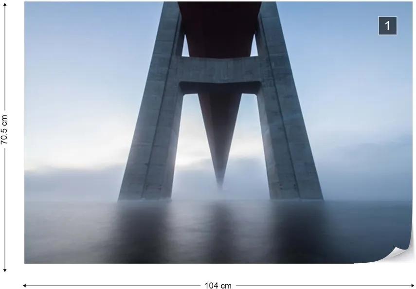 Fototapeta GLIX - The High Coast Bridge + lepidlo ZADARMO Vliesová tapeta  - 104x70 cm