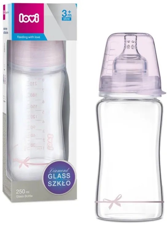 Lovi sklenená fľaša Baby Shower Girl 250ml