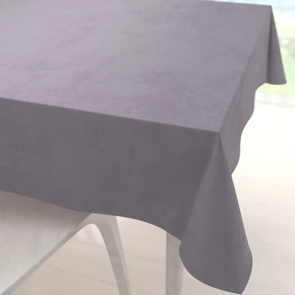 Biante Zamatový štvorcový obrus Velvet Prémium SVP-013 Sivý 50x50 cm