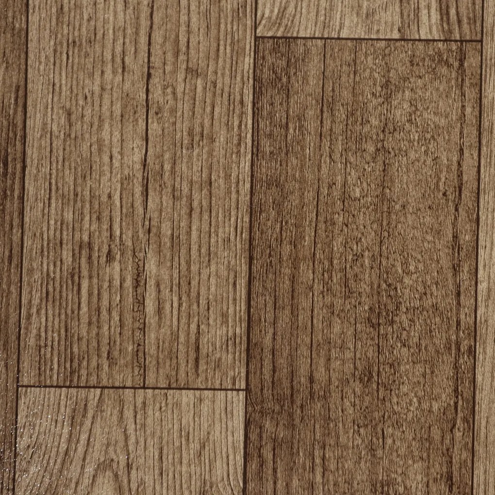 PVC podlaha - lino AladinTex Štart 0201 dub tmavý, na mieru, šíře 2m, hnedá, bez podkladu, detská izba, Multi-decor