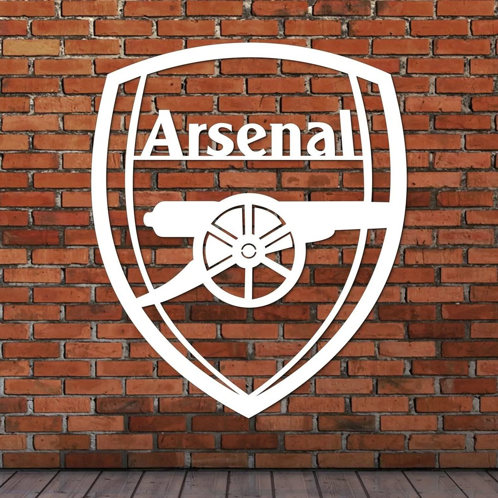 DUBLEZ | Logo futbalového klubu z dreva - Arsenal