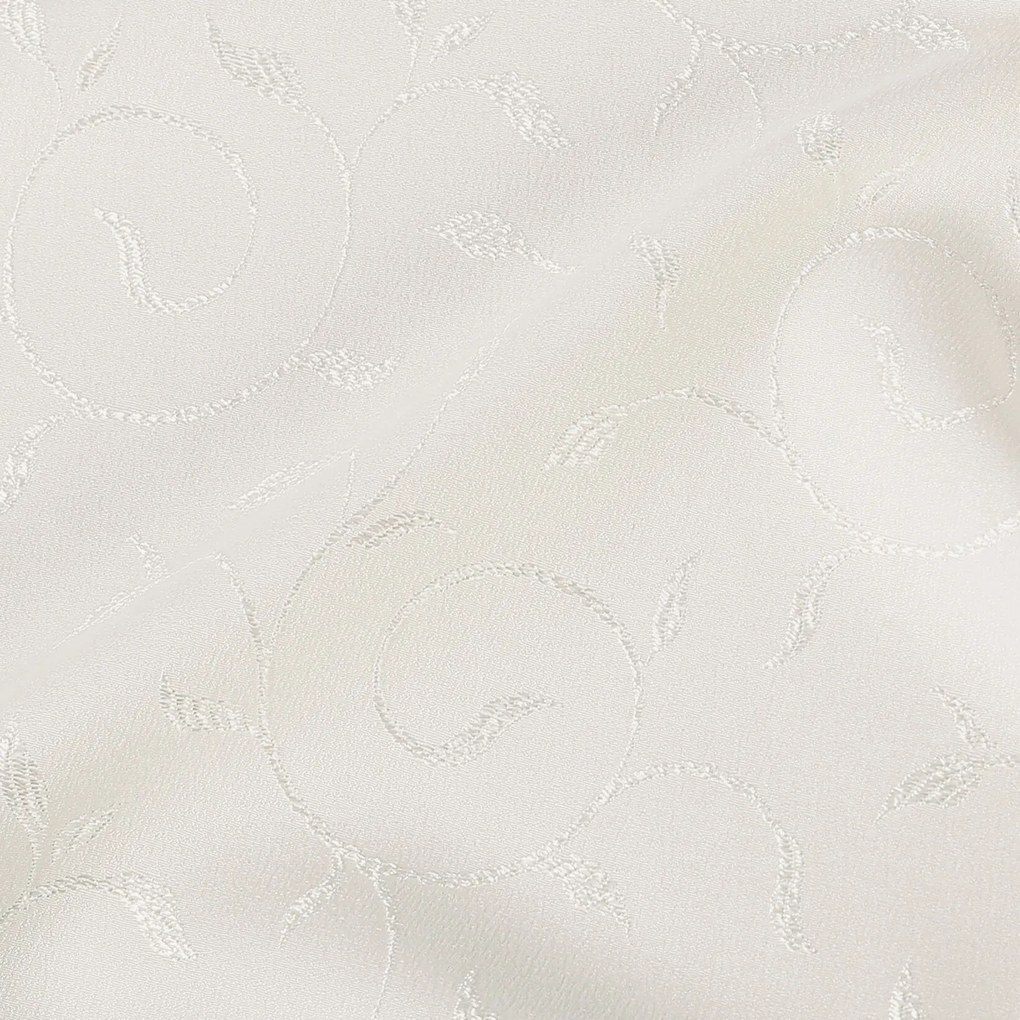 Goldea sviatočný behúň na stôl teflónový - smotanový s veľkými ornamentmi 50x140 cm