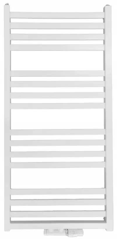 Regnis LOX, vykurovacie teleso 430x1800mm so stredovým pripojením 50mm, 715W, čierna matná, LOX180/40/D5/BLACK