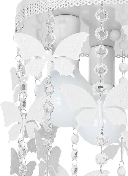 Detské stropné svietidlo ELZA butterflies 3xE27/60W/230V