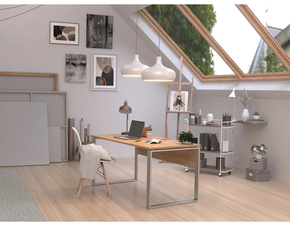 Pracovný stôl v dekore duba 79x158 cm Altino – Germania