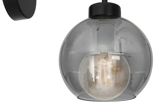 Nástenné svietidlo SOFIA 1xE27/60W/230V čierna