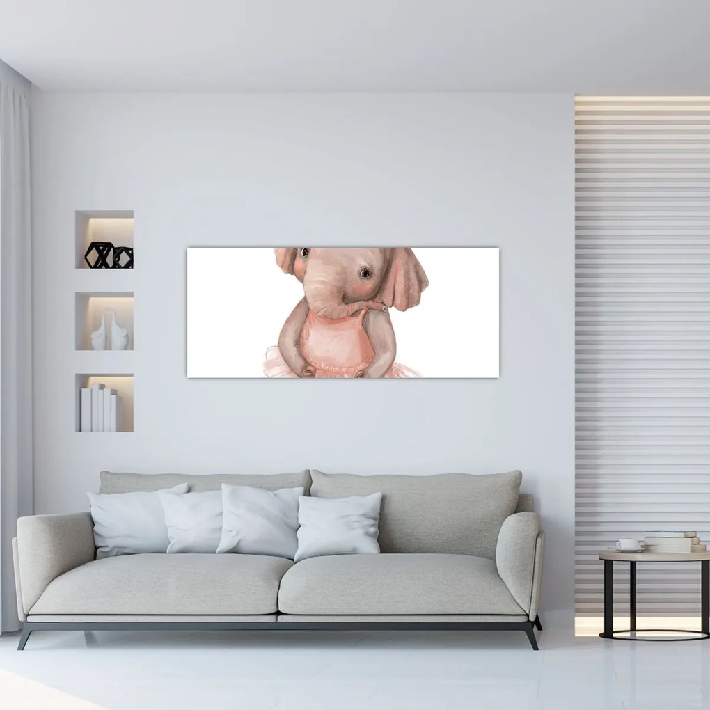 Obraz - Akvarelové zvieratko N⁰5 (120x50 cm)