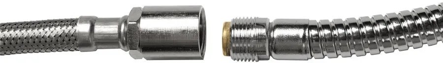 Sapho Sapho, SET sprchová hadica k batérii na okraj vane, F1/2'- F1/2', 275 cm, chróm, FLE18