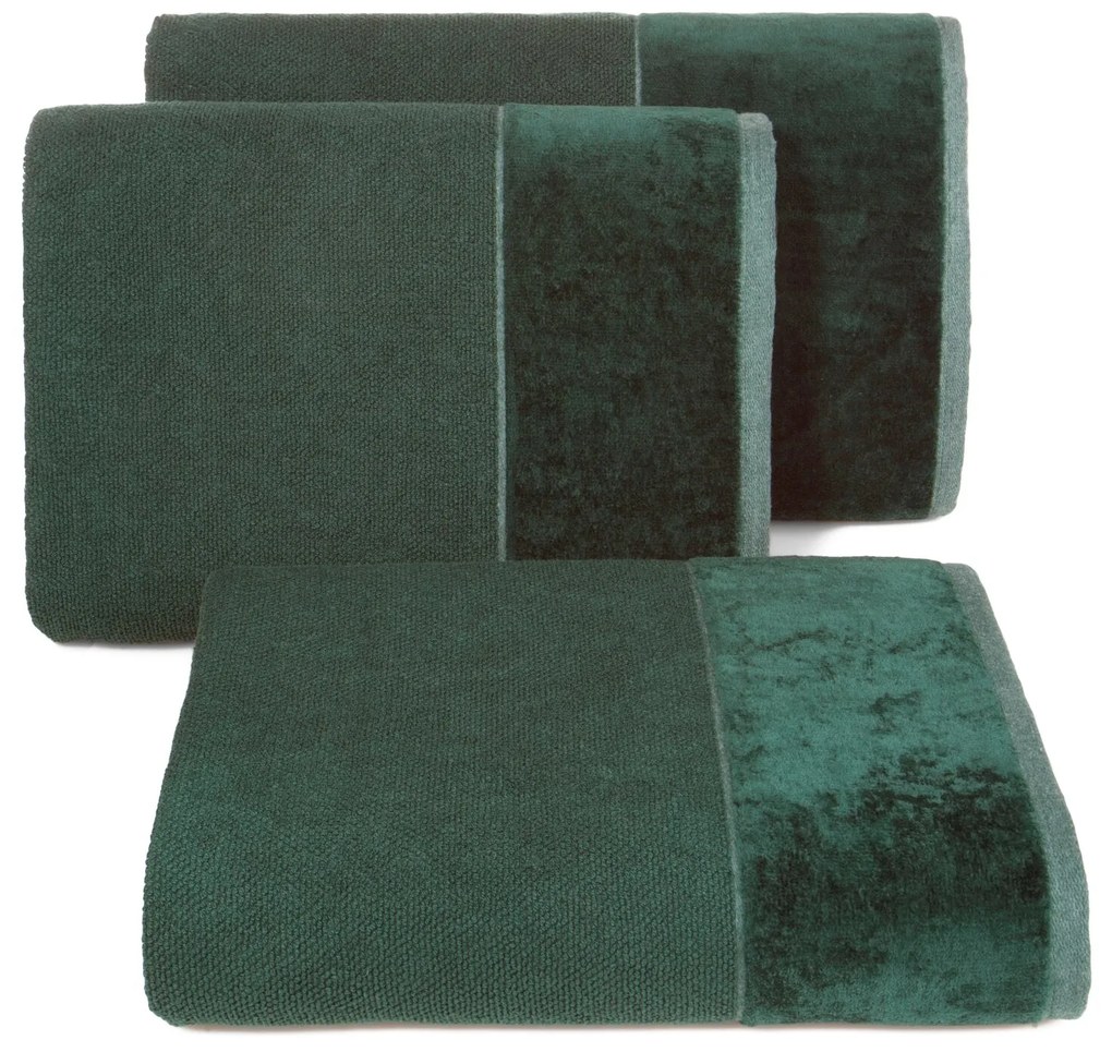 BAVLNENÝ UTERÁK LUCY9 50X90 CM TMAVOZELENÁ