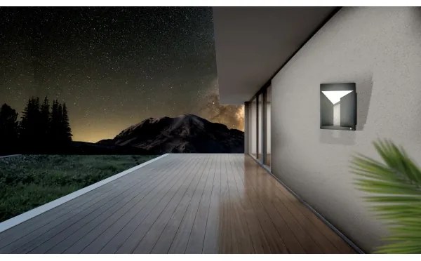 Eglo 98748 - Vonkajšie nástenné LED svietidlo NEMBRO LED/10W/230V IP54