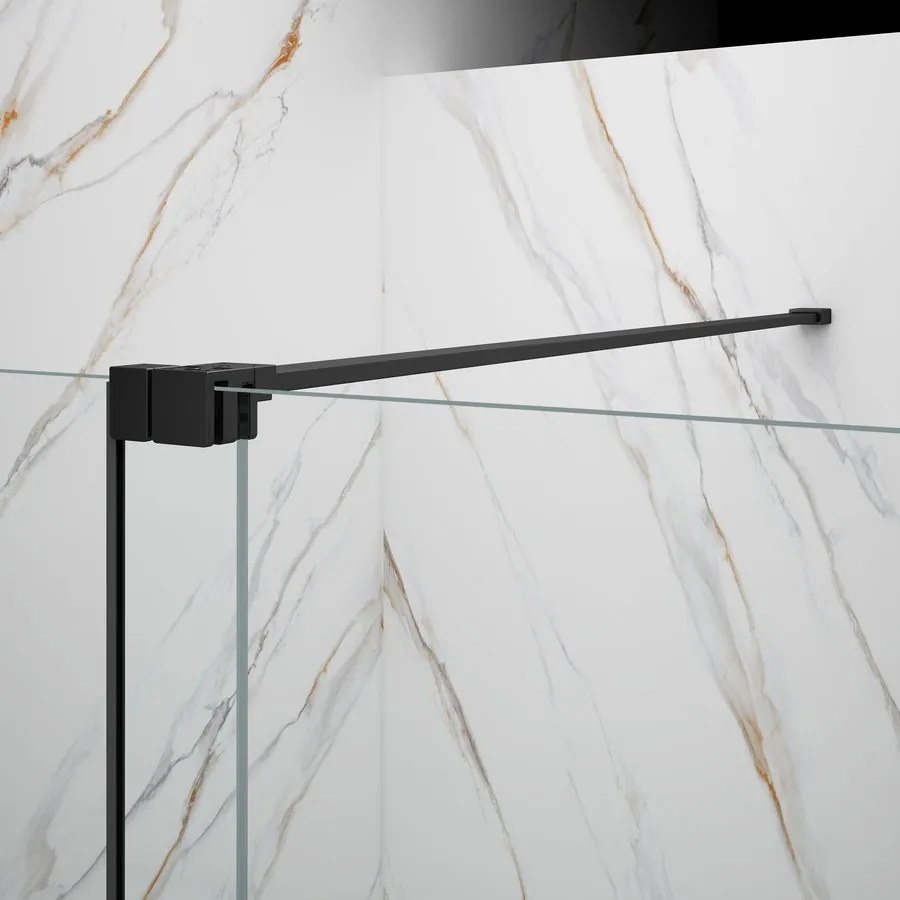 Gelco Gelco, SPIRIT BLACK obdĺžniková sprchová zástena 1600x800mm L/P varianta, GI1016BGI3580B