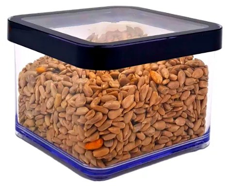 Dóza na potraviny 0,5l Rotho Loft - MINI Black, čierna