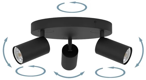 Eglo 900336 - LED RGBW Stmievateľné bodové svietidlo TELIMBELA-Z 3xGU10/4,9W/230V