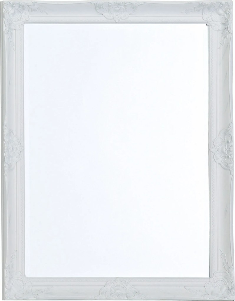 Bighome - Zrkadlo EPINAL 90x70 cm - biela