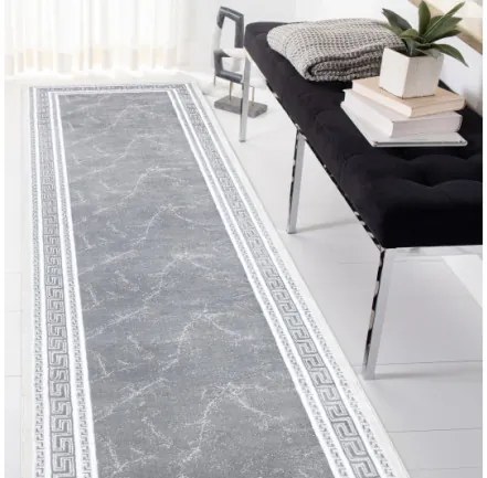 Koberec / Behúň GLOSS 2813 27 ramka, grécky - sivý