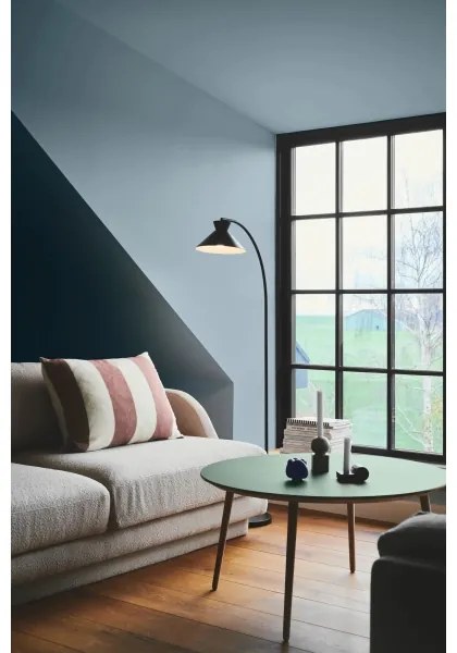 Nordlux - Stojacia lampa DIAL 1xE27/10W/230V čierna 150 cm