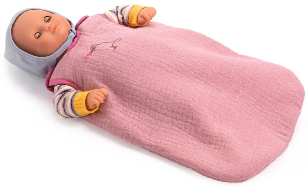 Pomea - spací vak pre bábiky - ružový