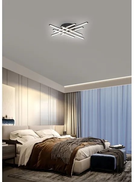Brilagi - LED stropné svietidlo STRIPES LED/42W/230V čierne