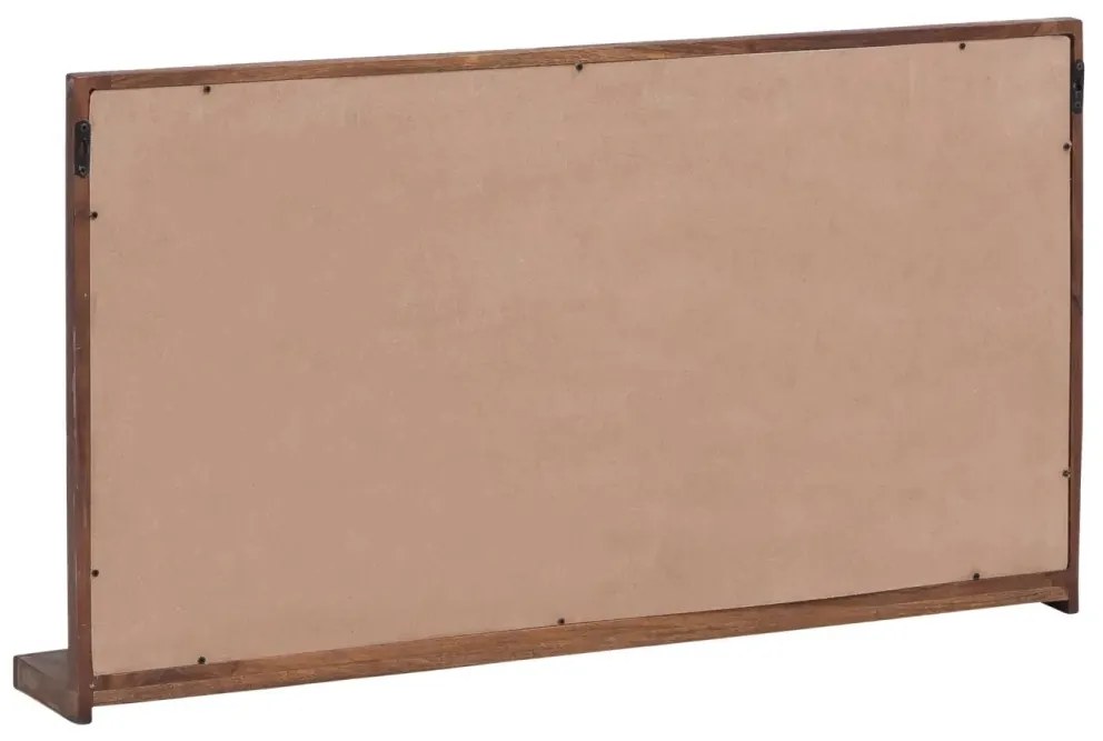 furniture-nabytek.cz - Masivní koupelnové zrcadlo Sydney dark I z akácie, lakované, hnědé – 105×60 cm