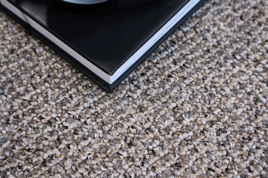 AladinWorld Expres, Metrážny koberec Bohemia béžový, na mieru, šíře 4m, béžová, filc, kancelária