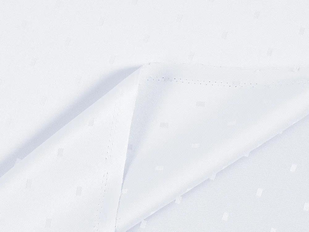 Biante Dekoračný záves TF-084 Obdĺžničky na bielom 150x150 cm