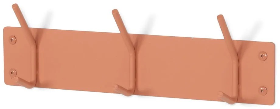 Kovový nástenný vešiak v lososovej farbe Fusion – Spinder Design