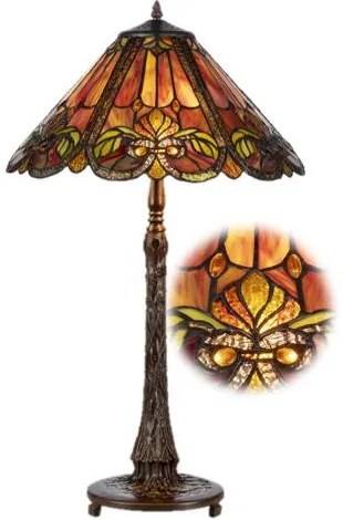 Tiffany lampa vitráž Alloy kolekcia FIRE Ø40*72
