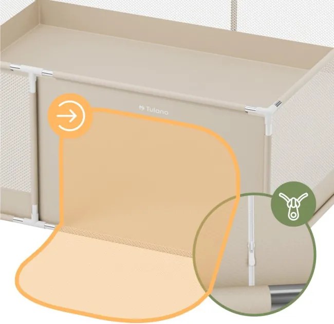 Detská ohrádka Cozy 28 béžová