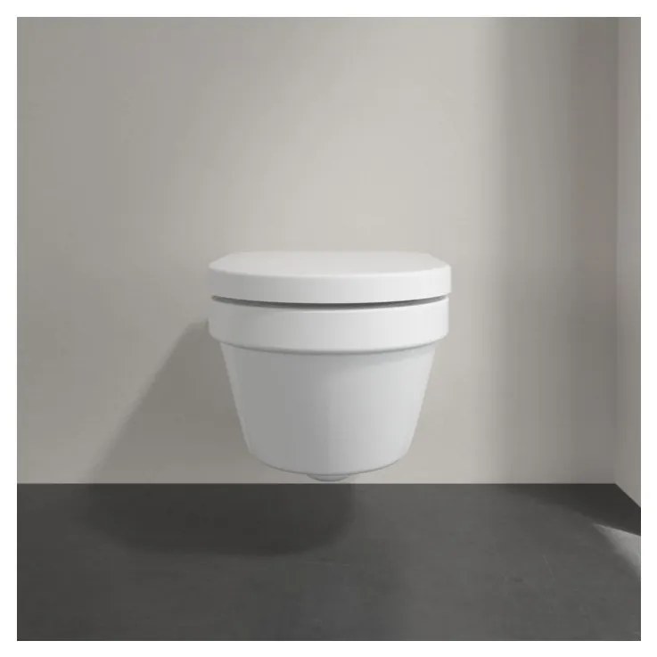 Villeroy & Boch Architectura Combi-Pack - SET Závesné WC + sedátko SoftClosing, alpská biela CeramicPlus 4694HRR1