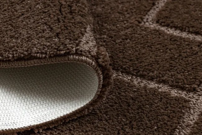 Sada kúpeľňových koberčekov SUPREME LINES línie, hnedá