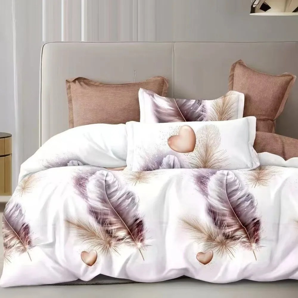 Krepové obliečky Homa CEREA FEATHER 3-dielna sada 140x200 cm