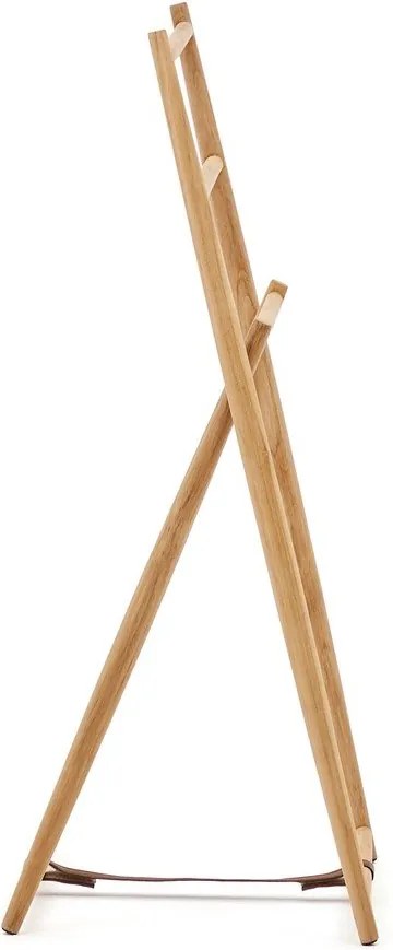 Nemý sluha z teakového dreva v prírodnej farbe Roxana – Kave Home