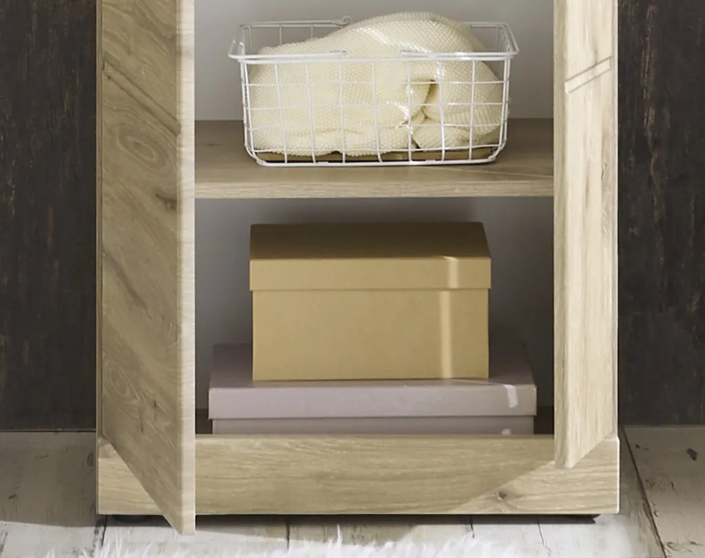 Predsieňová šatníková skriňa Barcelo, dub viking