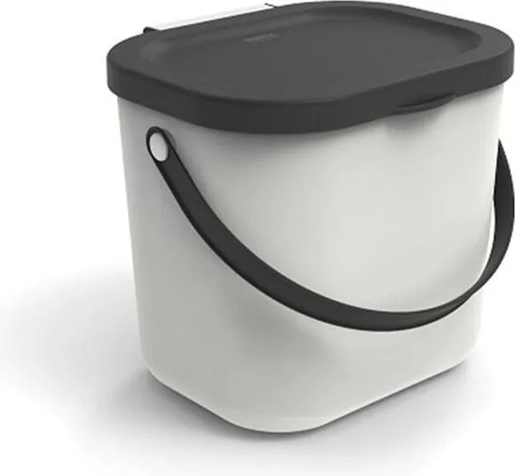 Kôš na triedený odpad ALBULA biely 6 l