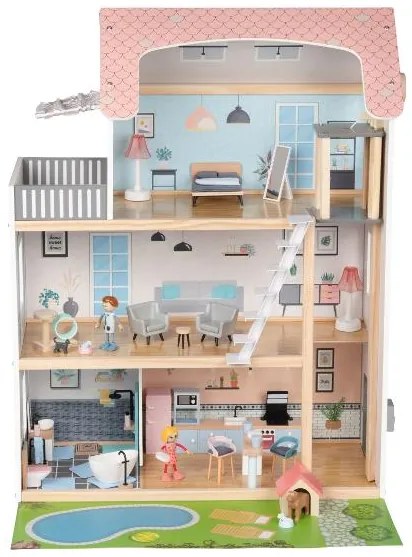 Playtive Drevený domček pre bábiky XXL (100381086)