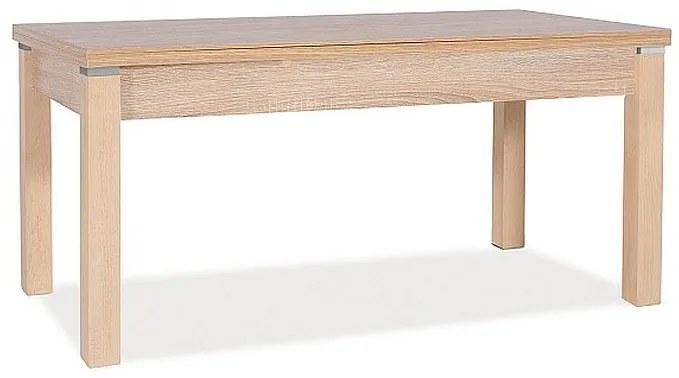 Rozkladací konferenčný stolík Kleopatra 124/164 cm dub sonoma