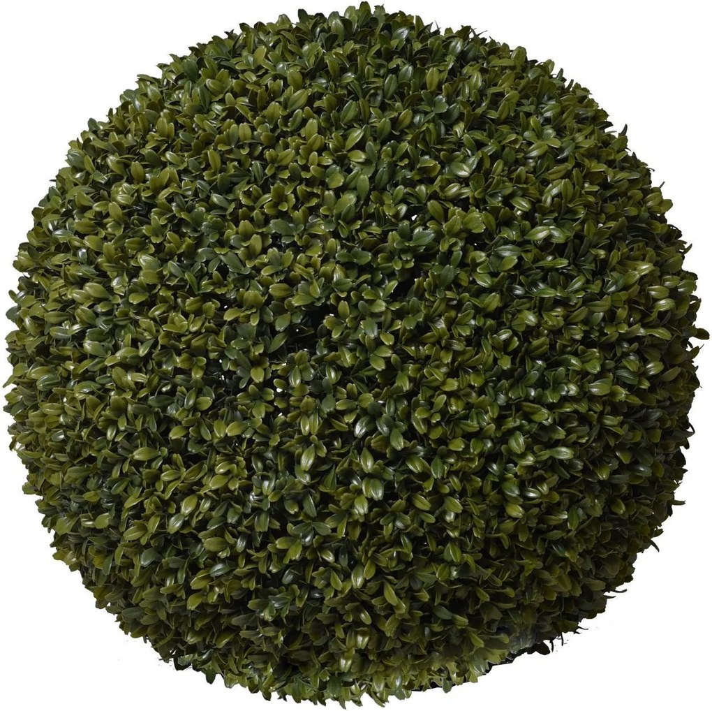 Umelá rastlina BUX, priemer 48 cm, plast, zelená