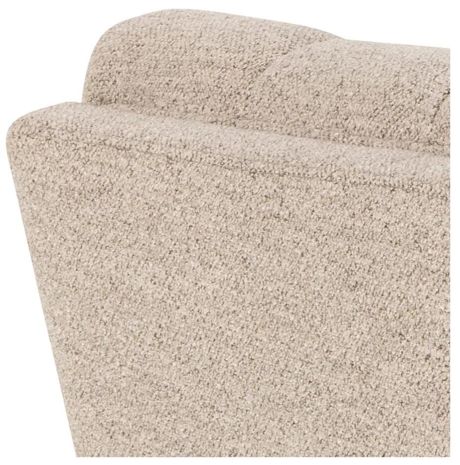 Béžová pohovka z textílie buklé 218 cm Tampa – Actona