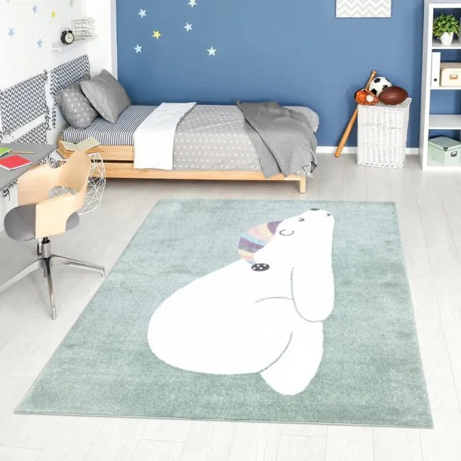 Detský koberec Anime 921 zelený